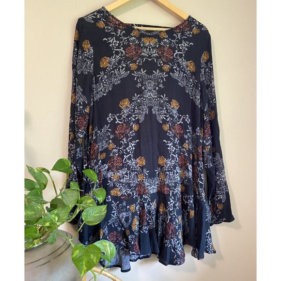 Free People 'Smooth Talker' Open-Back Floral Pattern Dress - Picture 2 of 7